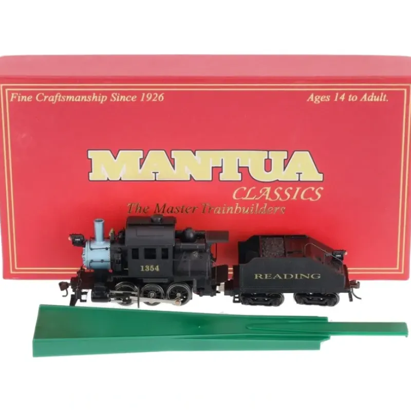 Trains*Mantua 389001 Reading 0-6-0 Goat Steam Switcher #1354 w/DCC - Model Train Junction: Quality Parts and Art Supplies