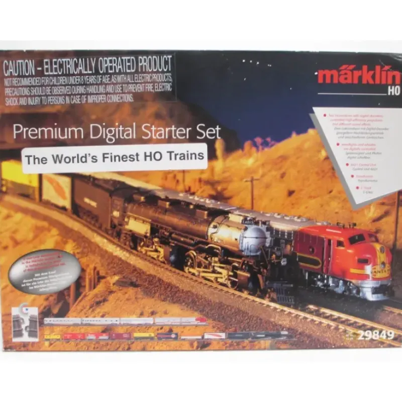 Trains*Marklin 29849 American Digital HO Gauge Steam & Diesel Starter Train Set EX/Box - Model Train Junction: Quality Parts and Art Supplies