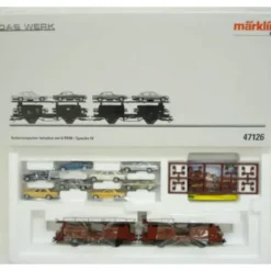 Trains*Marklin 47126 Auto Transport Car w/ 8 Automobiles - Model Train Junction: Quality Parts and Art Supplies