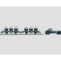 Trains*Marklin 48947 Container Transport Car Set w/ Truck - Model Train Junction: Quality Parts and Art Supplies