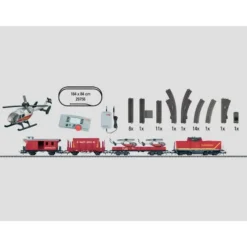 Trains*Marklin 29756 Fire Department HO Gauge Digtal Diesel Starter Train Set - Model Train Junction: Quality Parts and Art Supplies