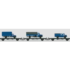 Trains*Marklin 48724 Flat Car Set 3 THW Exclusive - Model Train Junction: Quality Parts and Art Supplies