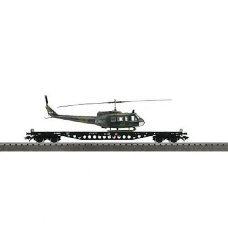 Trains*Marklin 47013 Flatcar with UH-1D Helicopter BW - Model Train Junction: Quality Parts and Art Supplies