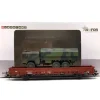 Trains*Marklin 46956 HO DB Low Sided Stake Gondola Car w/ Military Truck Load - Model Train Junction: Quality Parts and Art Supplies