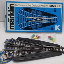Trains*Marklin 2270 HO K Track Symmetrical 3-Way Switch Turnout - Model Train Junction: Quality Parts and Art Supplies