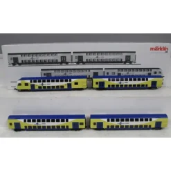 Trains*Marklin 43475 HO Metronom Bi-level Car (Set of 4) - Model Train Junction: Quality Parts and Art Supplies