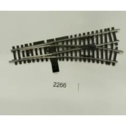 Trains*Marklin 2266 HO 6-5/8" 22 K Track Right Hand Manual Switch Turnout - Model Train Junction: Quality Parts and Art Supplies