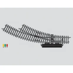 Trains*Marklin 2269 HO 2-1/2" 30 Radius K Track Electric Right Hand Switch Turnout - Model Train Junction: Quality Parts and Art Supplies