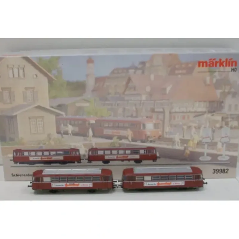 Trains*Marklin 39982 HO Scale AutoRail Railbus w/ Control Car - Model Train Junction: Quality Parts and Art Supplies