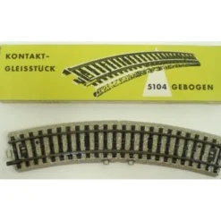 Trains*Marklin 5104 HO Scale Contact Curved Section - Model Train Junction: Quality Parts and Art Supplies