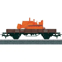 Trains*Marklin 4424 HO Scale DB Low Side Gondola Bulldozer - Model Train Junction: Quality Parts and Art Supplies