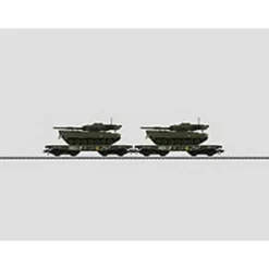 Trains*Marklin 48739 HO Scale Flat Car Set w/Tanks - Model Train Junction: Quality Parts and Art Supplies