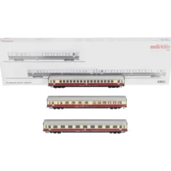 Trains*Marklin 43859 HO Scale TEE Bavaria Exp.3-Car Pass.Set - Model Train Junction: Quality Parts and Art Supplies