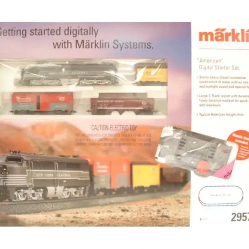 Trains*Marklin 29576 NYC American HO Gauge Digital Diesel Starter Train Set - Model Train Junction: Quality Parts and Art Supplies