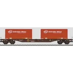 Trains*Marklin 47073 OBB Flatcar with Two Tank Containers - Model Train Junction: Quality Parts and Art Supplies