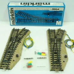 Trains*Marklin 5204 Right Hand 24 Manual 2-Way Swich Turnout - Model Train Junction: Quality Parts and Art Supplies