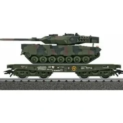 Trains*Marklin 48711 Rimmps Flatcar with Two Leopard Tanks - Model Train Junction: Quality Parts and Art Supplies