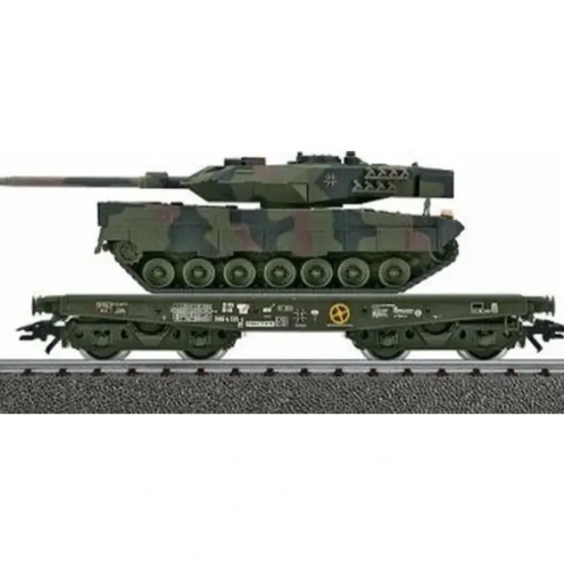 Trains*Marklin 48711 Rimmps Flatcar with Two Leopard Tanks - Model Train Junction: Quality Parts and Art Supplies