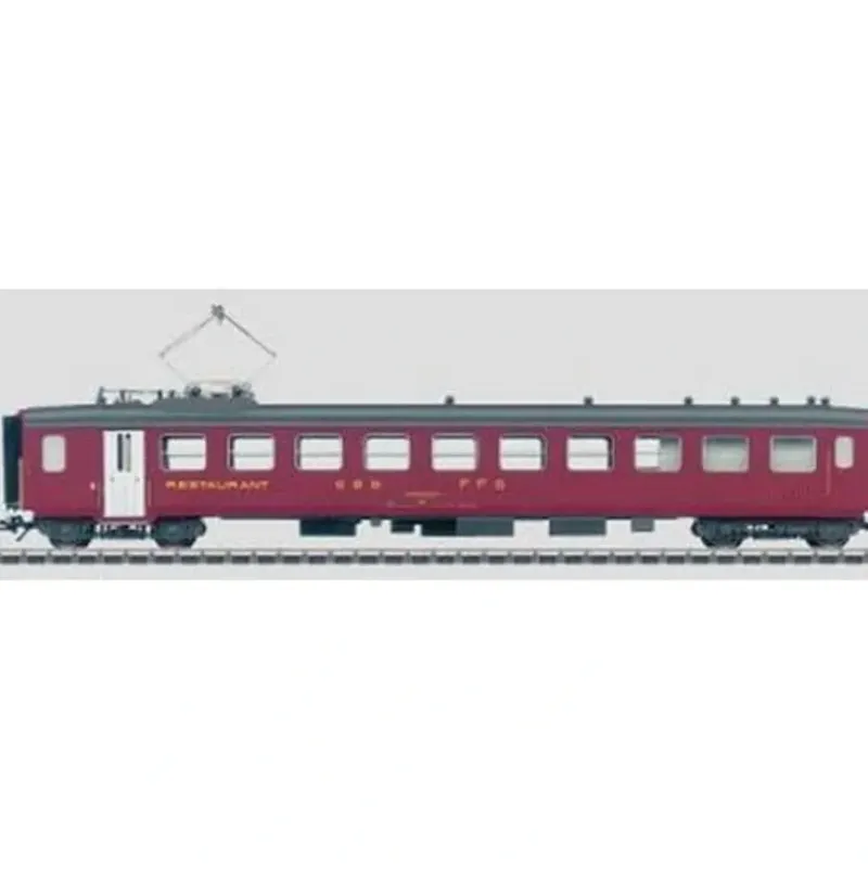 Trains*Marklin 43391 Swiss Federal Railways Lightweight Steel Dining Car - Model Train Junction: Quality Parts and Art Supplies
