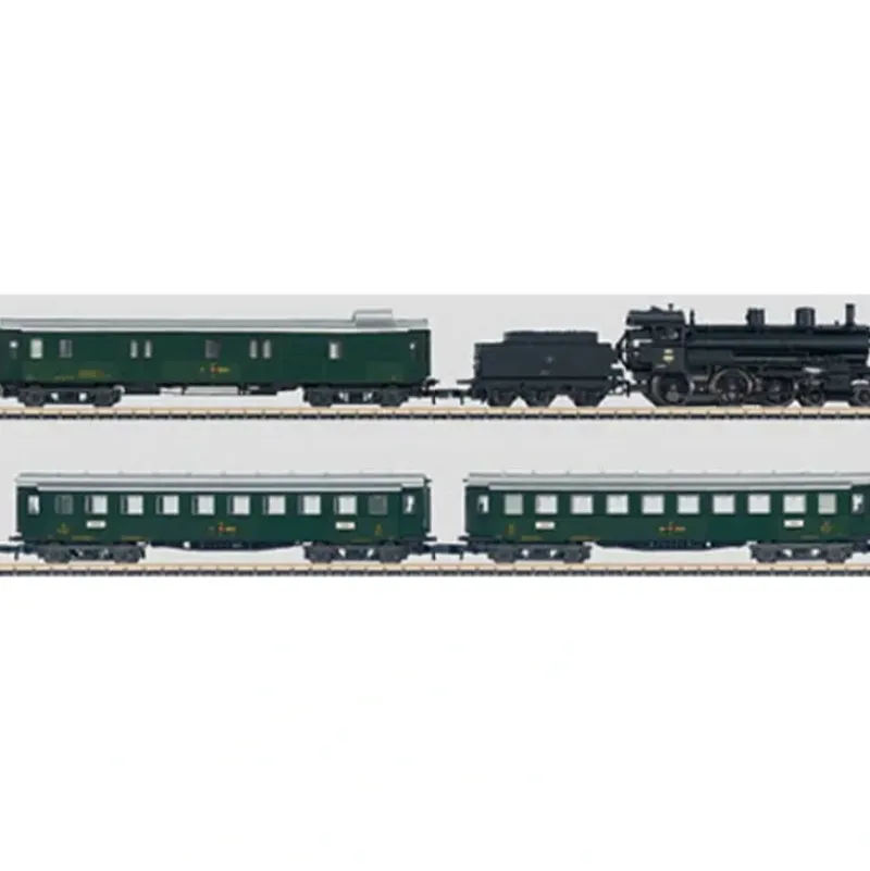 Trains*Marklin 81035 Swiss Federal Railways Z Gauge Steam Passenger Train Set - Model Train Junction: Quality Parts and Art Supplies