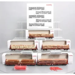 Trains*Marklin 47026 Wood Transport Car 51 DB AG - Model Train Junction: Quality Parts and Art Supplies