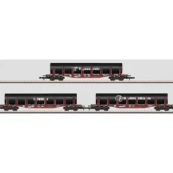 Trains*Marklin 82599 Z German Railroad DB AG Type Snps 719 Double Stake Car (Set of 3) - Model Train Junction: Quality Parts and Art Supplies