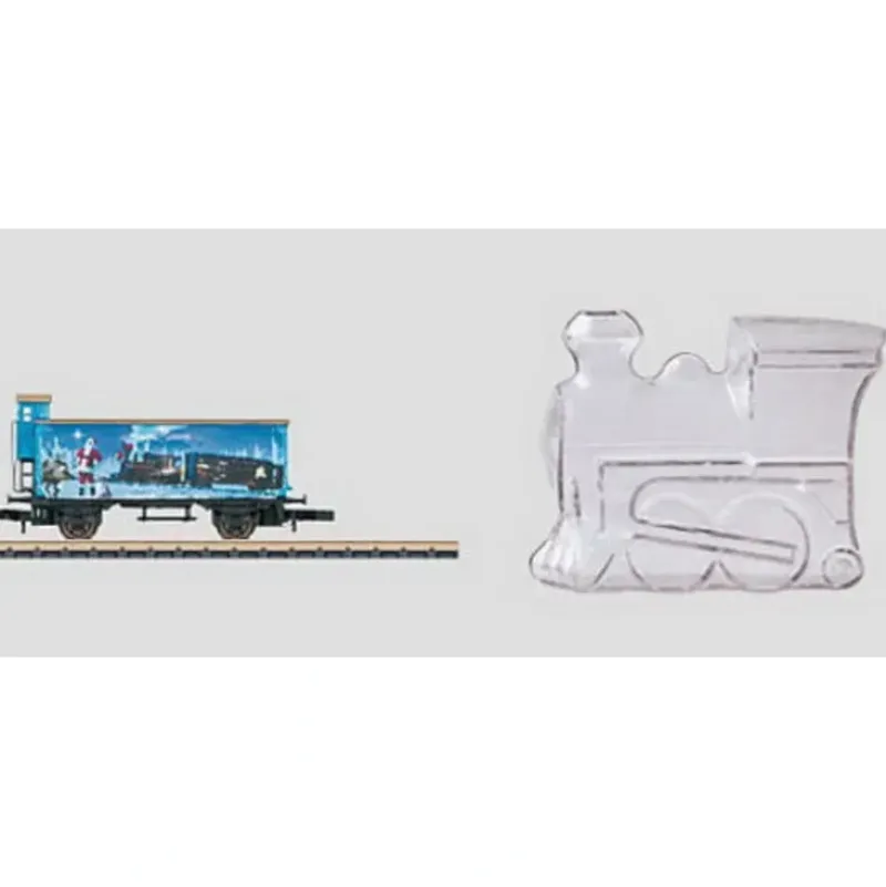 Trains*Marklin 80618 Z Scale 2008 Christmas Ornament w/ Freight Car - Model Train Junction: Quality Parts and Art Supplies