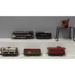 Trains*Marx Vintage O Gauge Steam Freight Set: 552, 553, 556, Loco, Tender & Crane [6] - Model Train Junction: Quality Parts and Art Supplies