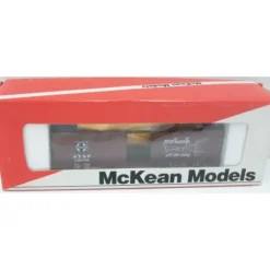 Trains*McKean 138706 ATSF HO Scale Boxcar Kit - Model Train Junction: Quality Parts and Art Supplies