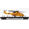 Trains*Menards 279-3088 O Gauge Canadian National Long Flatcar w/ Helicopter #08974 LN/Box - Model Train Junction: Quality Parts and Art Supplies