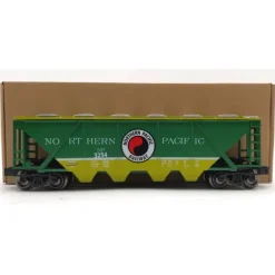 Trains*Menards 279-3873 O27 Northern Pacific Covered Hopper #3254 LN/Box - Model Train Junction: Quality Parts and Art Supplies