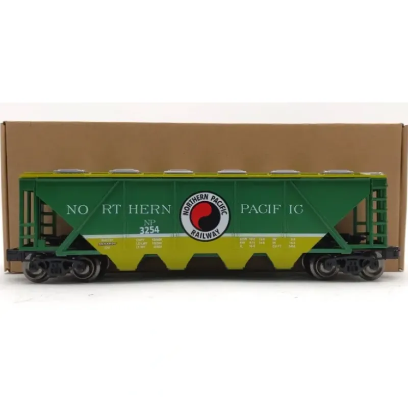 Trains*Menards 279-3873 O27 Northern Pacific Covered Hopper #3254 LN/Box - Model Train Junction: Quality Parts and Art Supplies