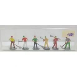 Trains*Merten 870 HO Track Repairmen #1 Figures Figures (Set of 6) - Model Train Junction: Quality Parts and Art Supplies