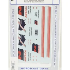 Trains*Microscale 48-184 O BN America Welcome Aboard 48' Special Container Decal Sheet - Model Train Junction: Quality Parts and Art Supplies