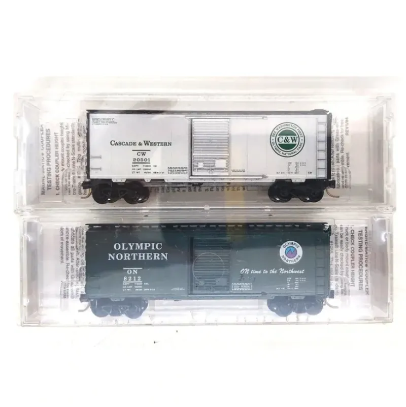 Trains*Micro-Trains 95-53 N C&W/ON Special Run 40' Box Car Set (Pack of 2) MT/Box - Model Train Junction: Quality Parts and Art Supplies