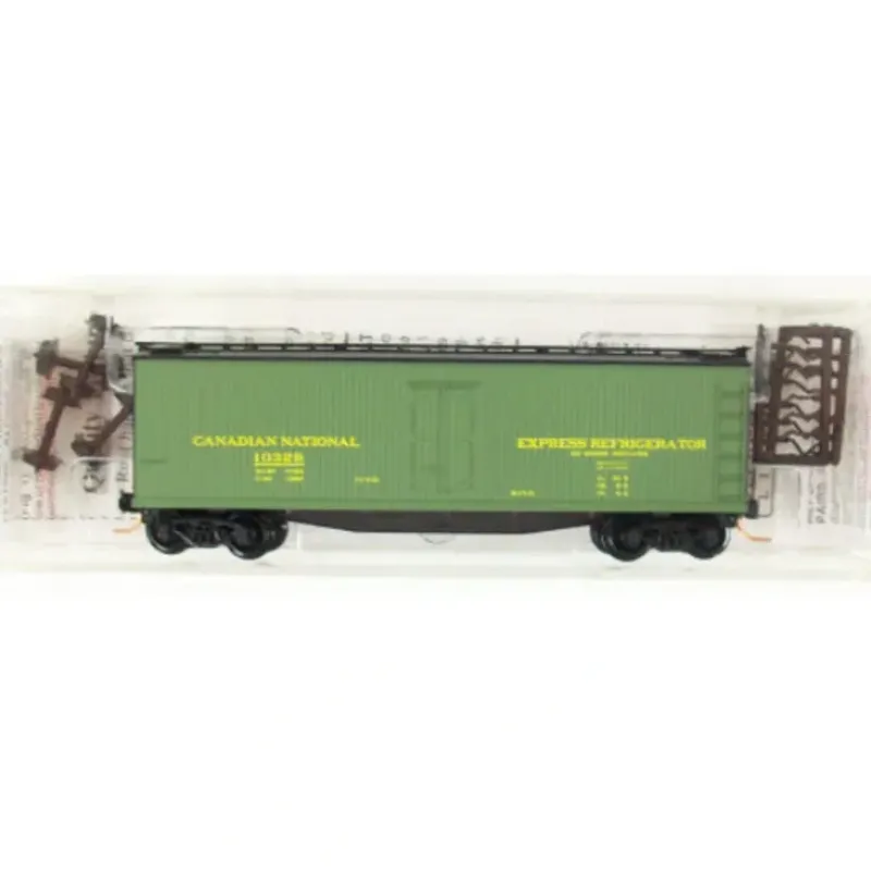 Trains*Micro-Trains 04900570 N Canadian National 40' Double Sheathed Wood Reefer #10329 - Model Train Junction: Quality Parts and Art Supplies