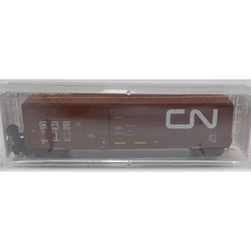 Trains*Micro-Trains 02500650 N CN 50' Single Door Rib Side Boxcar #419587 NIB - Model Train Junction: Quality Parts and Art Supplies