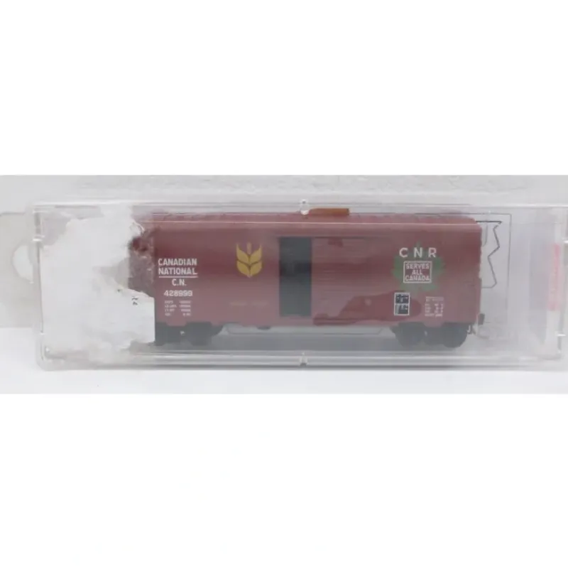 Trains*Micro-Trains 02400342 N CN 40' Standard Single Door Boxcar w/o Roofwalk #428999 - Model Train Junction: Quality Parts and Art Supplies