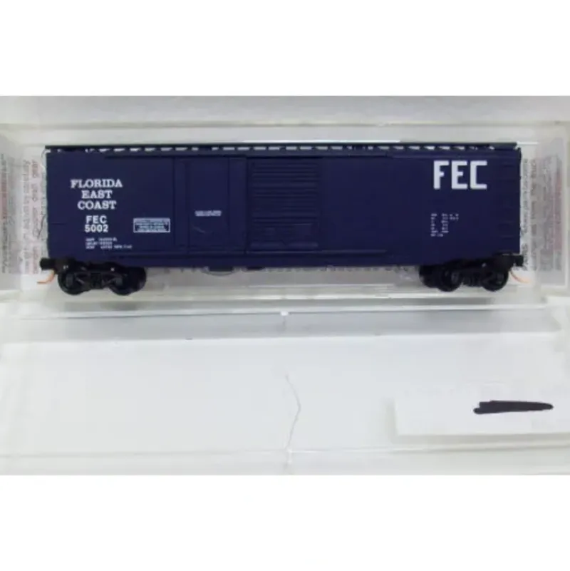 Trains*Micro-Trains 03300080 N Flordia East Coast 50' Standard Boxcar #5002 - Model Train Junction: Quality Parts and Art Supplies