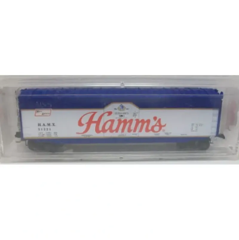 Trains*Micro-Trains 03800230 N Hamm Brewing 50' Standard Steel Plug Door Boxcar #31221 - Model Train Junction: Quality Parts and Art Supplies