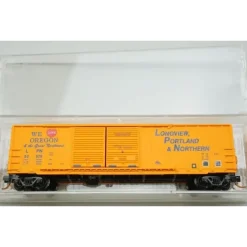 Trains*Micro-Trains 03000030 N LP&N 50' Double Door Rib Side Boxcar #52079 LN/Box - Model Train Junction: Quality Parts and Art Supplies