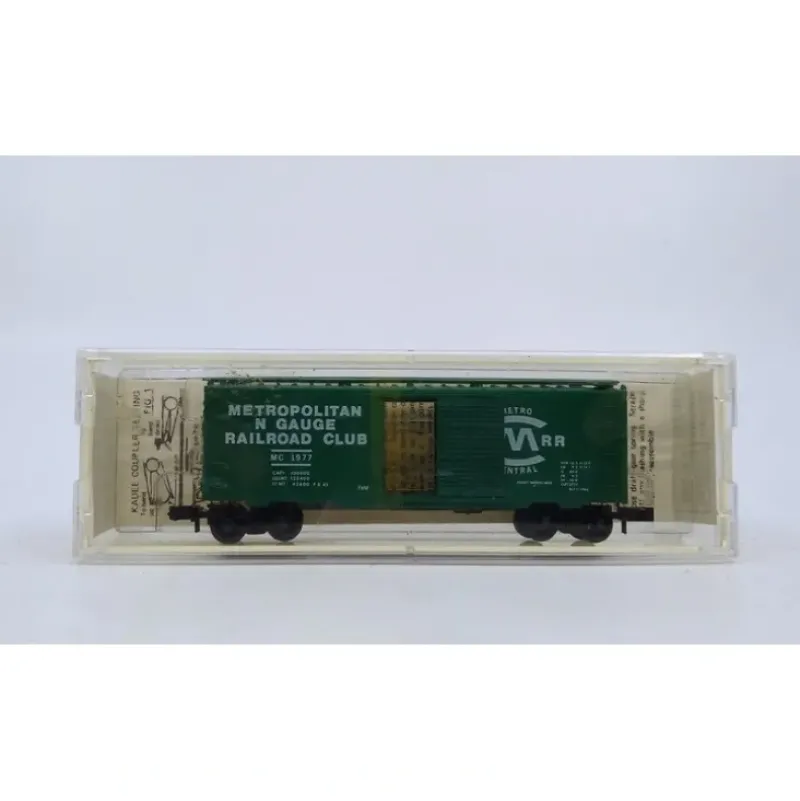 Trains*Micro-Trains 78-06 N Metropolitan N Gauge Railroad Club Boxcar #1977 NIB - Model Train Junction: Quality Parts and Art Supplies