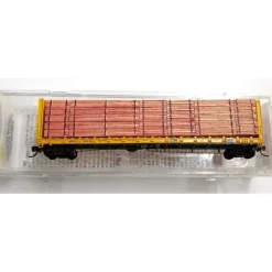 Trains*Micro-Trains 05300050 N Milwaukee Road 60' 8" Thrall Centerbeam Flatcar #63056 - Model Train Junction: Quality Parts and Art Supplies