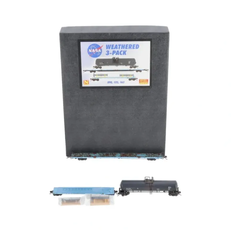 Trains*Micro-Trains 99302020 N NASA Weathered Freight Car (Set of 3) EX/Box - Model Train Junction: Quality Parts and Art Supplies
