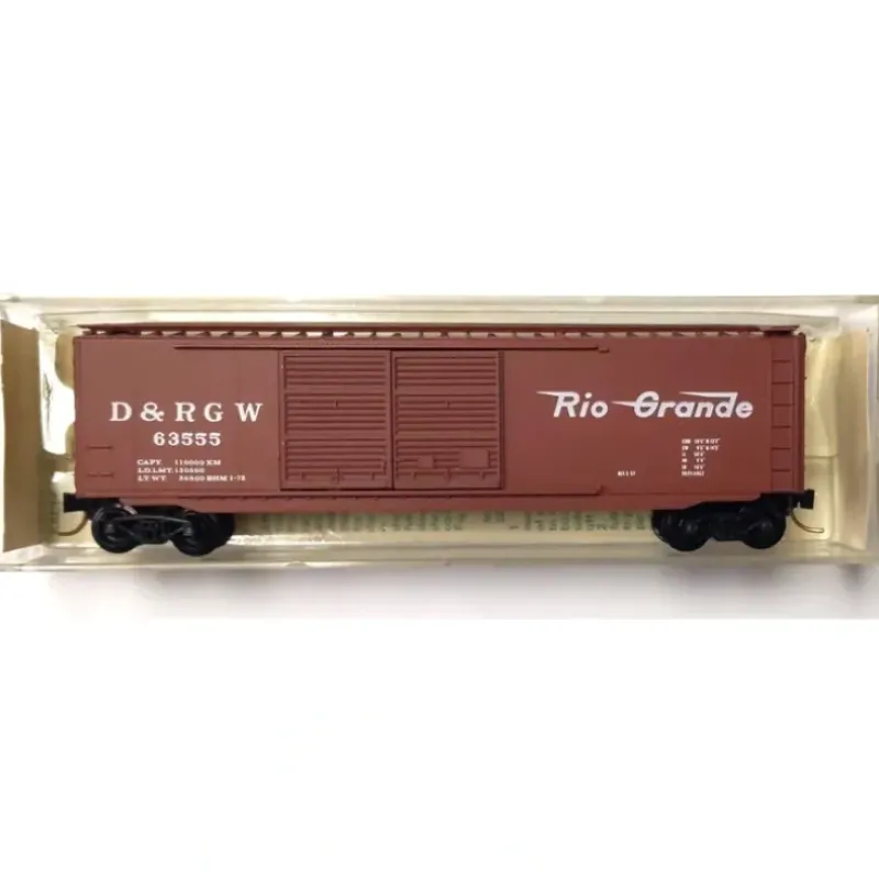 Trains*Micro-Trains 34105 N Scale Denver & Rio Grande Western 50' Boxcar #63555 LN/Box - Model Train Junction: Quality Parts and Art Supplies