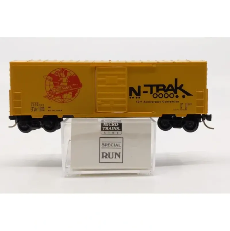 Trains*Micro-Trains 92-04 N Scale N-Trak 10th Anniversary Convention Boxcar #1992818 NIB - Model Train Junction: Quality Parts and Art Supplies