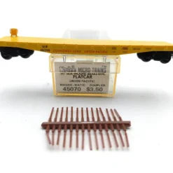 Trains*Micro-Trains 04500070 N Union Pacific 50' Fishbelly Side Flatcar #58290 LN/Box - Model Train Junction: Quality Parts and Art Supplies