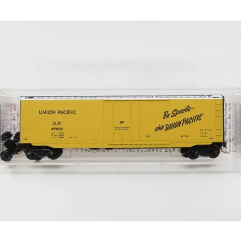Trains*Micro-Trains 03200390 N Union Pacific 50' Standard Plug Door Boxcar #499055 NIB - Model Train Junction: Quality Parts and Art Supplies