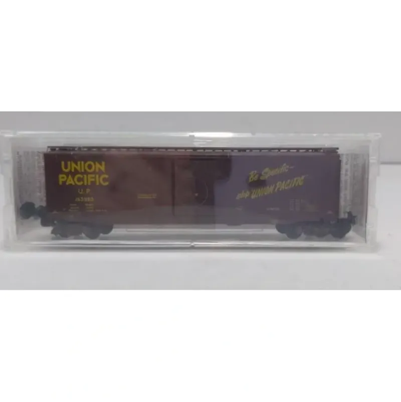 Trains*Micro-Trains 03300150 N Union Pacific 50' Plug & Sliding Door Boxcar #163080 NIB - Model Train Junction: Quality Parts and Art Supplies