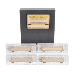 Trains*Micro-Trains 99300185 N UP 61' Flat Car Runner Pack w/Load (Pack of 4) NIB - Model Train Junction: Quality Parts and Art Supplies